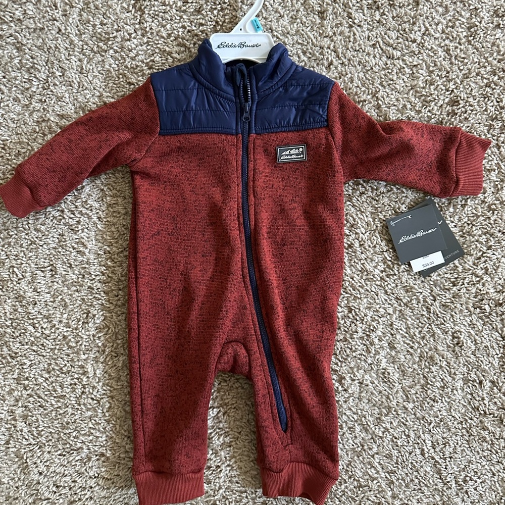 NWT Eddie Bauer zip up 3-6m